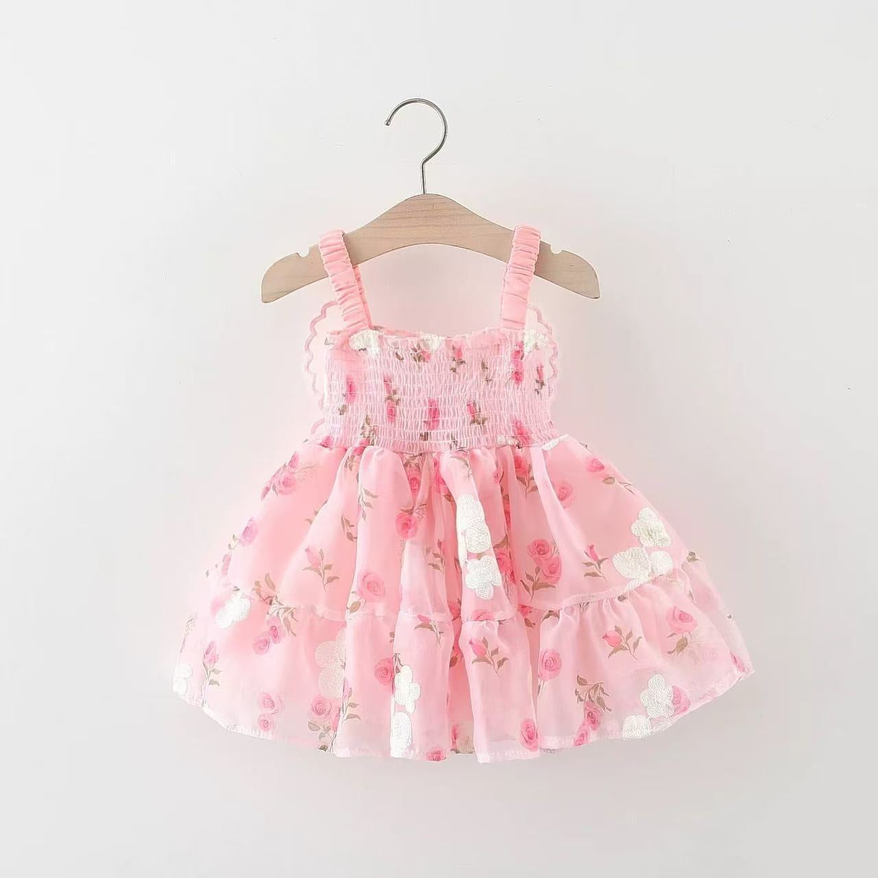 Vestido Hada de Mariposa Rosa – Magia Floral para tu Princesa