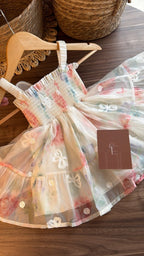 Vestido outfit Jardín de Mariposas de Ensueño | | Ropa de bebé y niña | El Closet de Emma