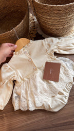 Vestido outfit Emma aurora | | Ropa de bebé y niña | El Closet de Emma