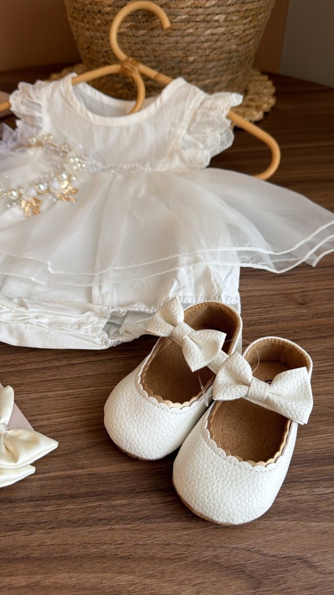 Outfit Dulce Blanco | Vestido de Encaje | Ropa de bebé y niña | El Closet de Emma