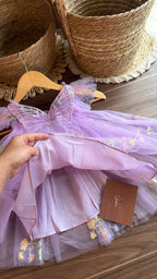 Vestido Ensemble Aurora Encantada en Violeta | | Ropa de bebé y niña | El Closet de Emma