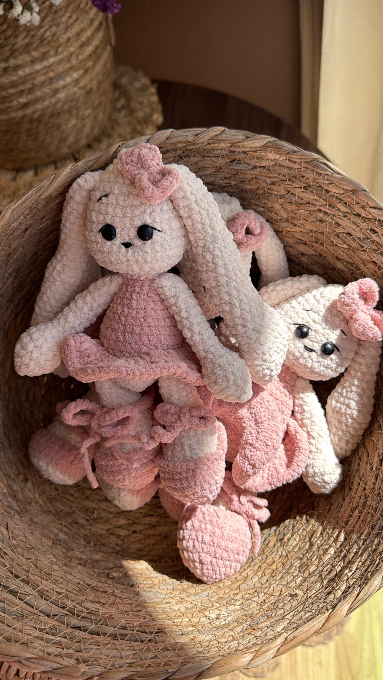 Amigurumi Conejita Bailarina Rosa