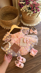 Vestido outfit de margaritas | | Ropa de bebé y niña | El Closet de Emma
