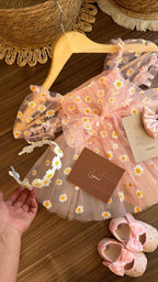 Vestido outfit de margaritas | | Ropa de bebé y niña | El Closet de Emma