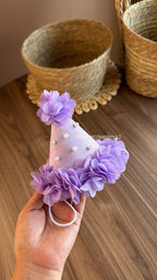 Gorro de cumpleaños Lila