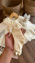 Outfit vestido de Princesa Marfil | | Ropa de bebé y niña | El Closet de Emma