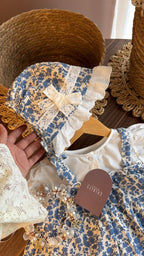 Outfit Vintage Floral para Bebé con Vestido, Zapatos y Accesorios | | Ropa de bebé y niña | El Closet de Emma