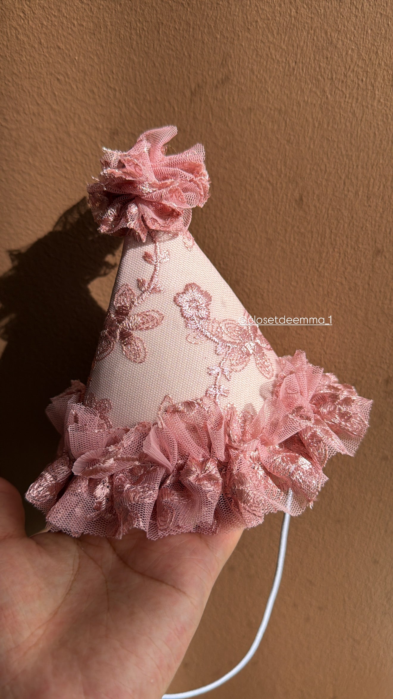 Gorro de Cumpleaños Encaje Imagen secundaria del producto