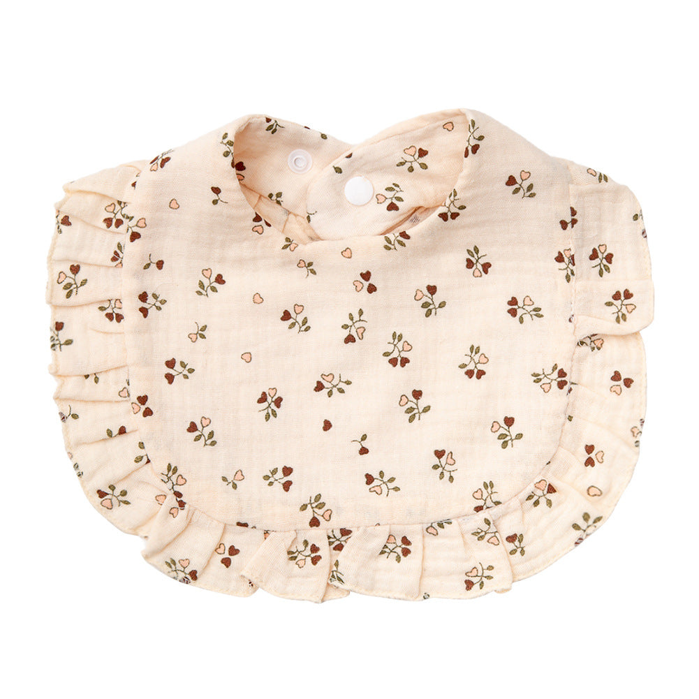 Baberos Florales Vintage para Bebés