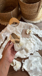 Vestido outfit Emma Luz de Ángeles | | Ropa de bebé y niña | El Closet de Emma