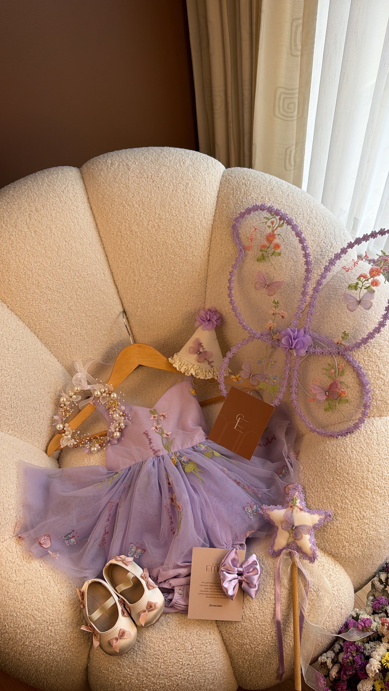Vestido Outfit Hada Lavanda Emma