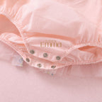 Vestido Floral Rosa Pastel Tul Bordado – Edición Primavera