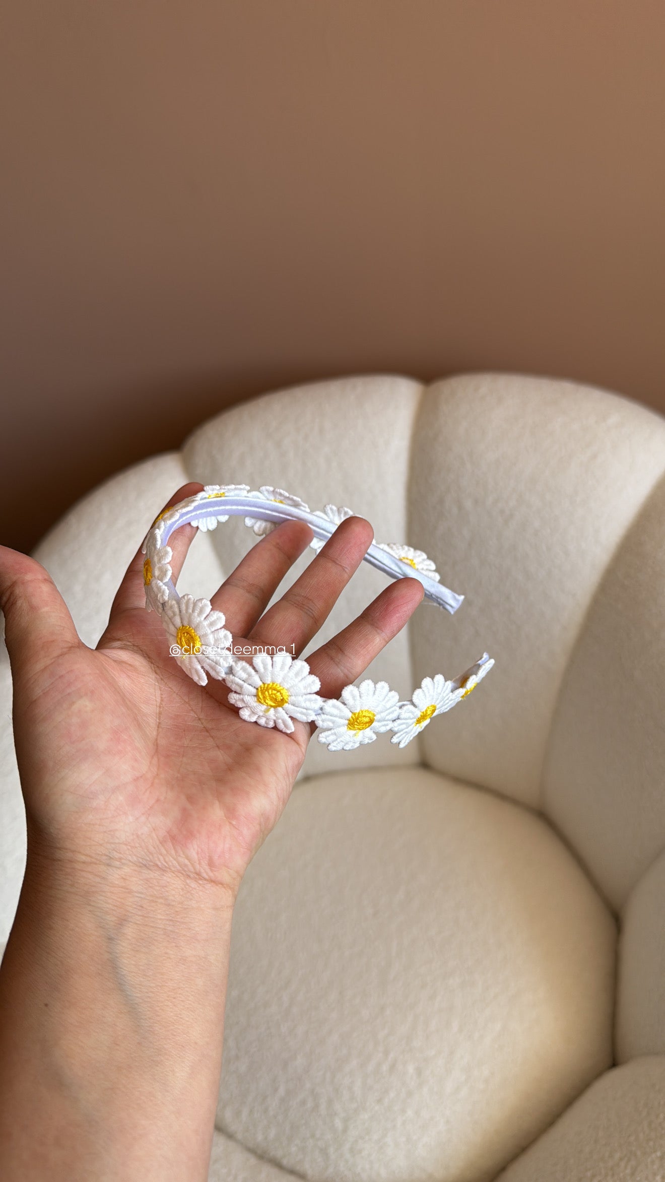 Vincha de margaritas Imagen principal del producto