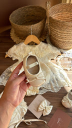 Vestido Outfit Élégance Marfil | | Ropa de bebé y niña | El Closet de Emma