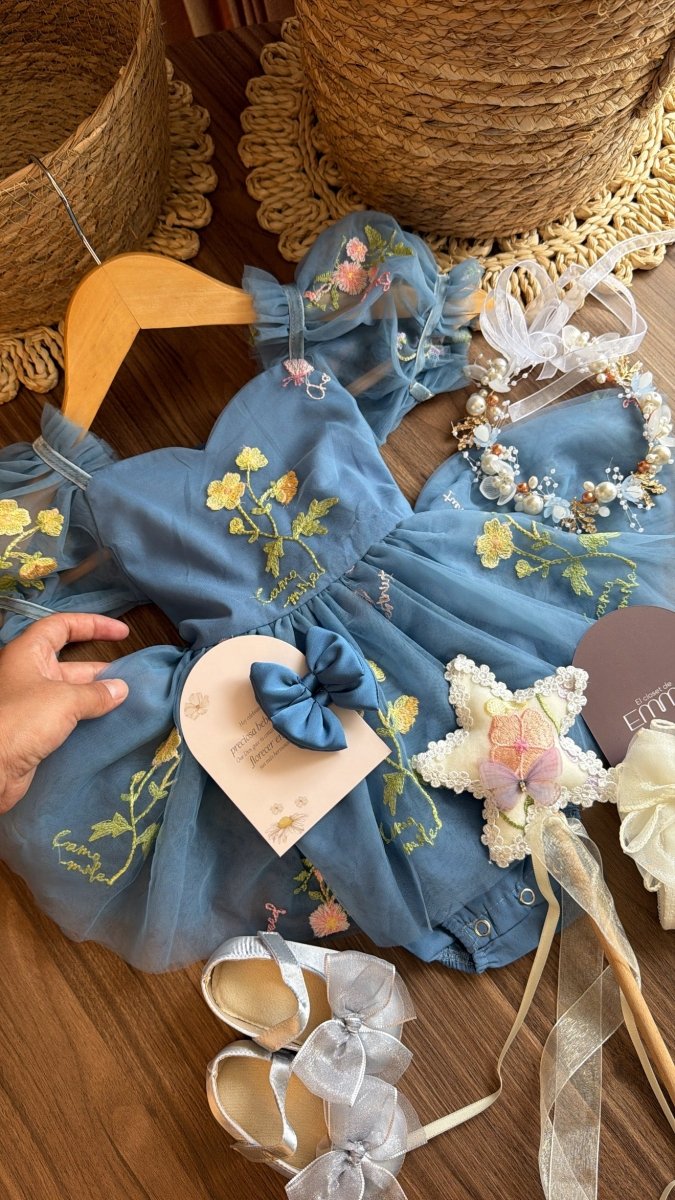 Vestido outfit hada celestia | | Ropa de bebé y niña | El Closet de Emma