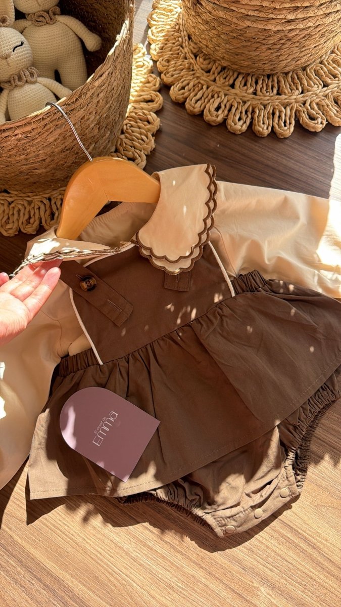 Outfit Vintage Isabella | | Ropa de bebé y niña | El Closet de Emma