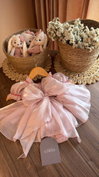 Vestido outfit Bella en Rosa | | Ropa de bebé y niña | El Closet de Emma