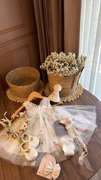 Nombre SEO: Outfit de Hada para Bebé con Vestido Floral y Accesorios | | Ropa de bebé y niña | El Closet de Emma