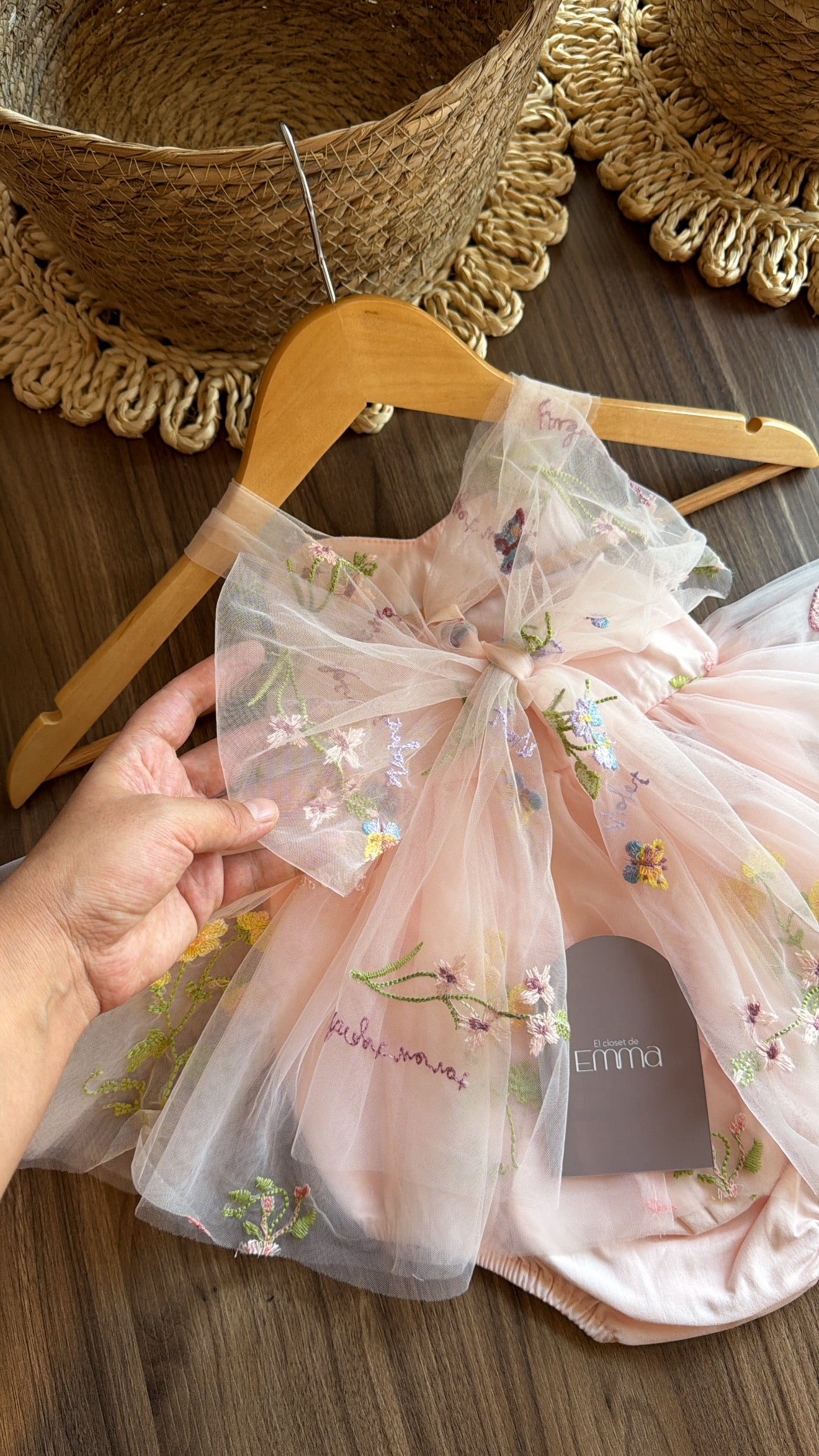 Outfit hadas Rosa para Bebé Niña