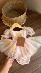 Emma Hada Rosé | Vestido de Encaje | Ropa de bebé y niña | El Closet de Emma