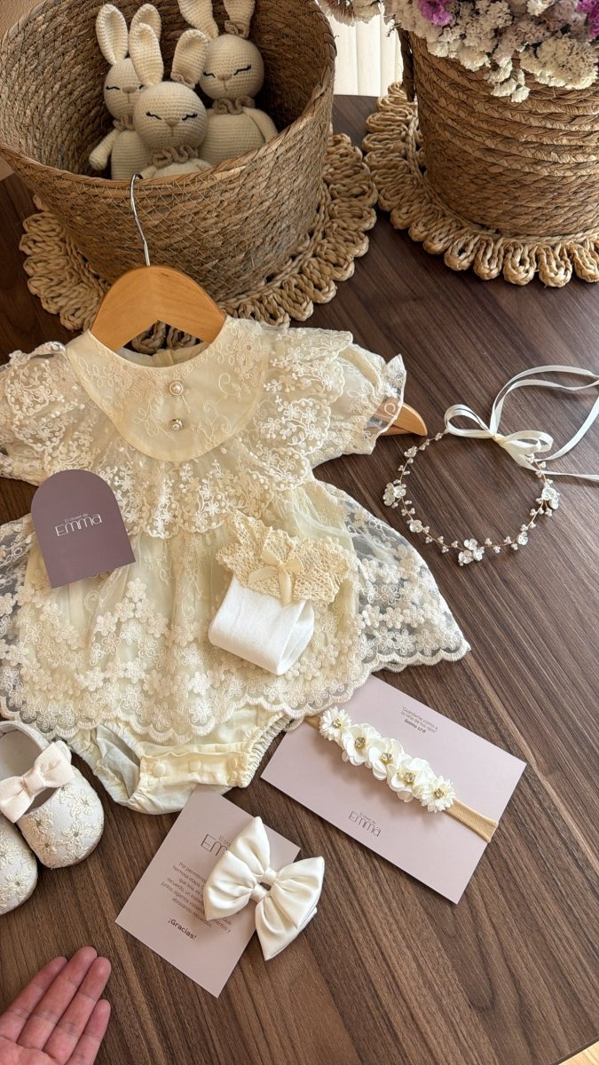 Vestido Outfit Éloise | | Ropa de bebé y niña | El Closet de Emma