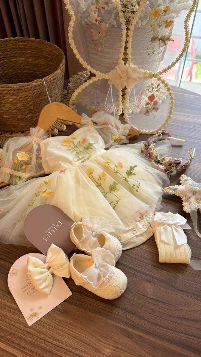 Vestido outfit eterna fantasía | | Ropa de bebé y niña | El Closet de Emma