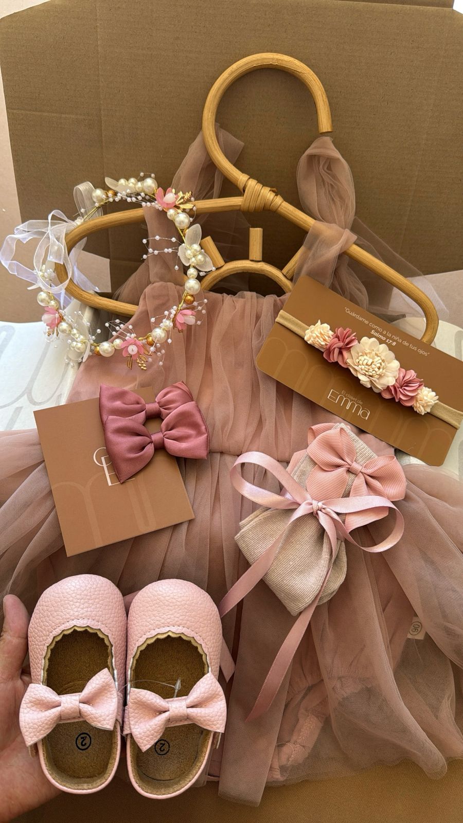 Outfit de tul color rosa