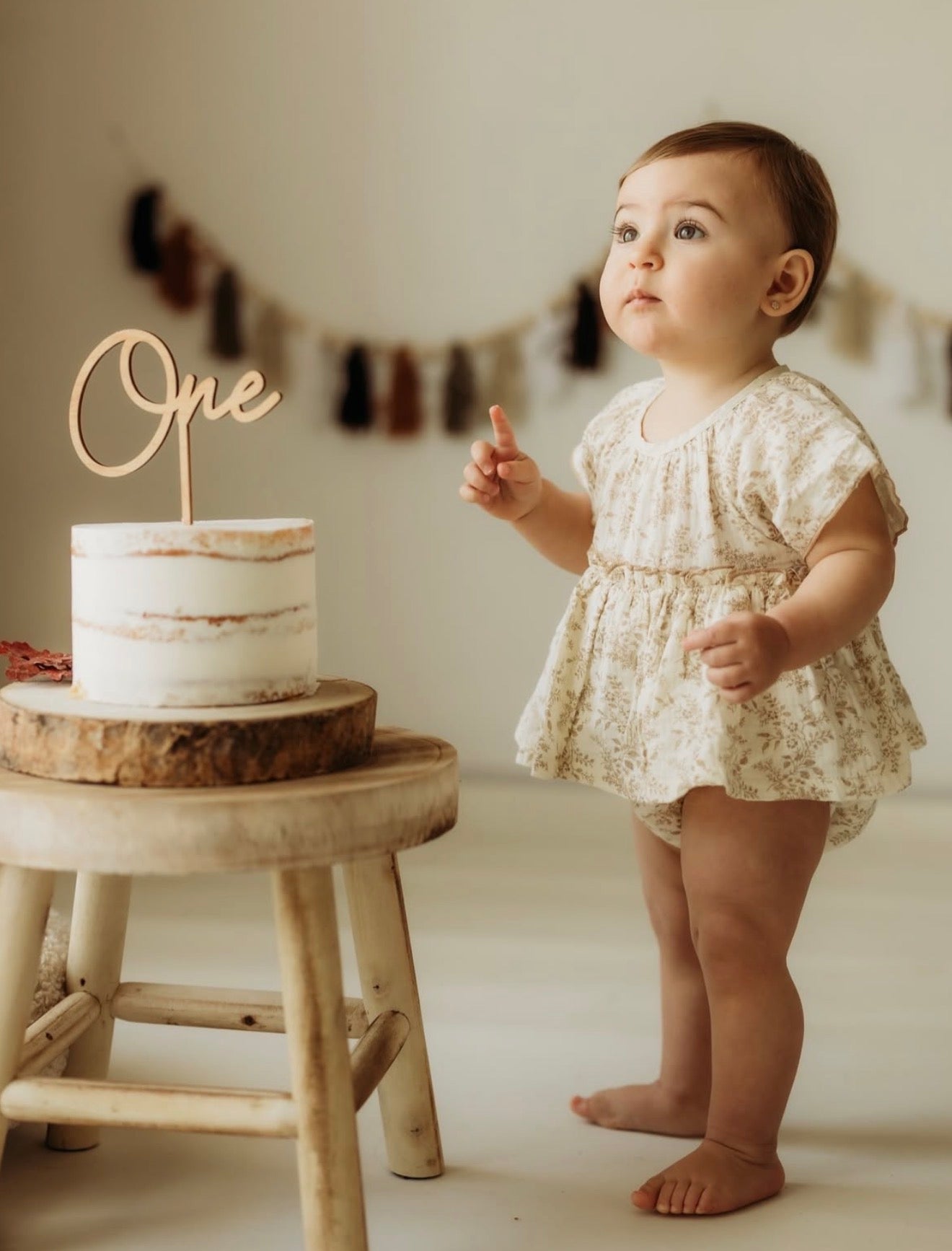 Enterizo Vintage Floral – Dulzura natural para tu bebé Imagen principal del producto