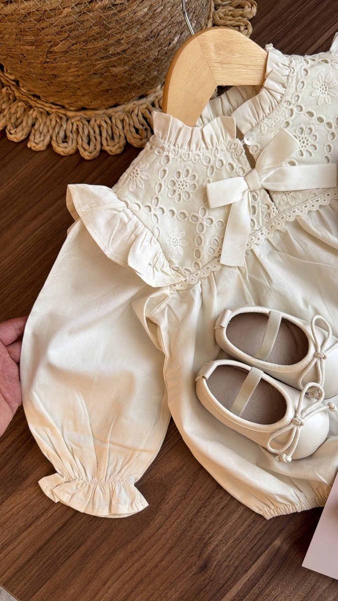 Outfit Vintage Marfil 🤍 | | Ropa de bebé y niña | El Closet de Emma