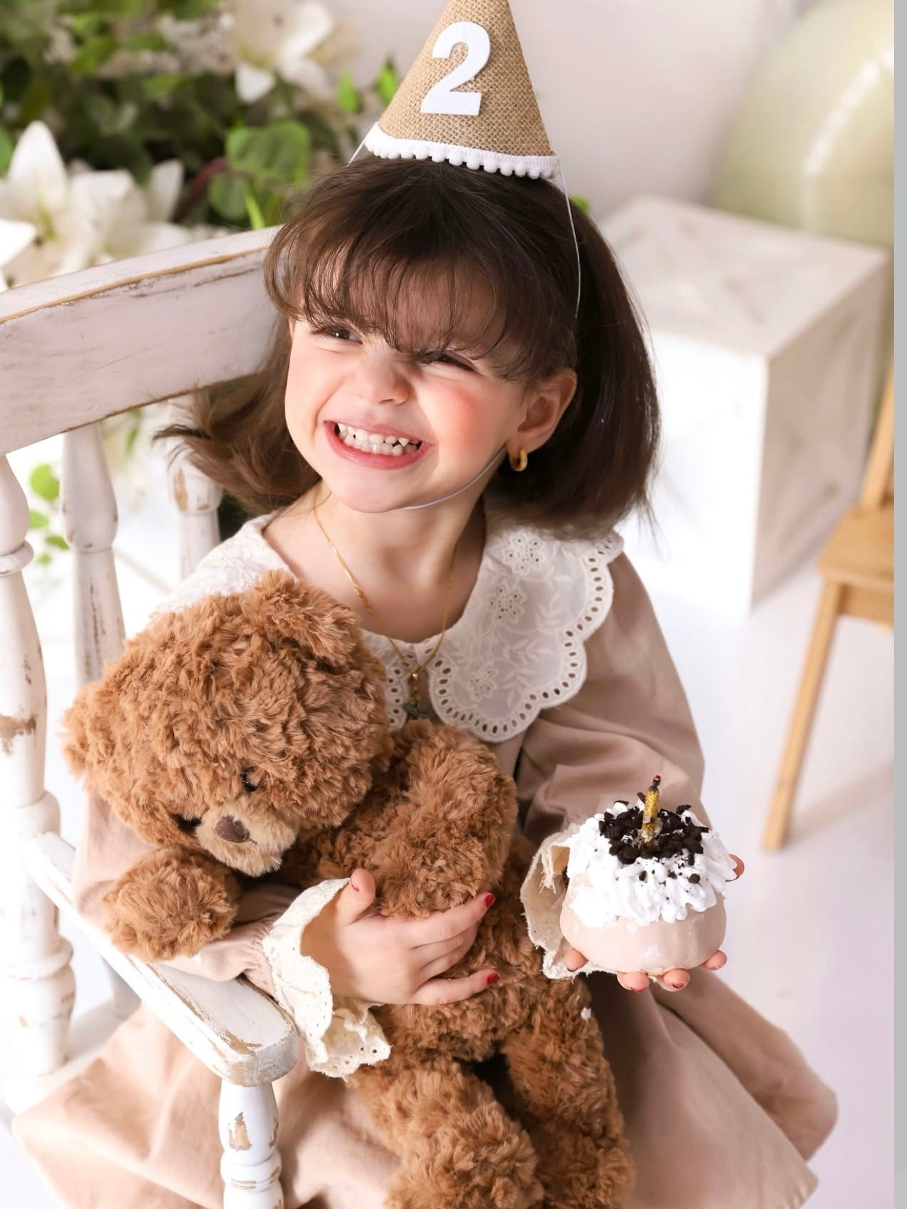 Vestido para Niña – Vintage Latte