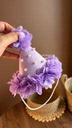 Gorro de cumpleaños Lila