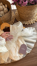 Outfit Vintage para Niña | Vestido, Medias, Zapatos, Tiara y Ganchos