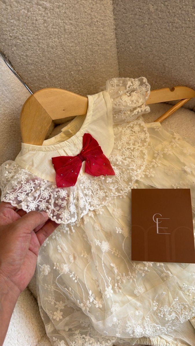 Vestido outfit Emma Petite Élégance | | Ropa de bebé y niña | El Closet de Emma