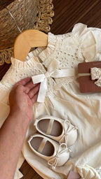 Outfit Vintage Marfil 🤍 | | Ropa de bebé y niña | El Closet de Emma