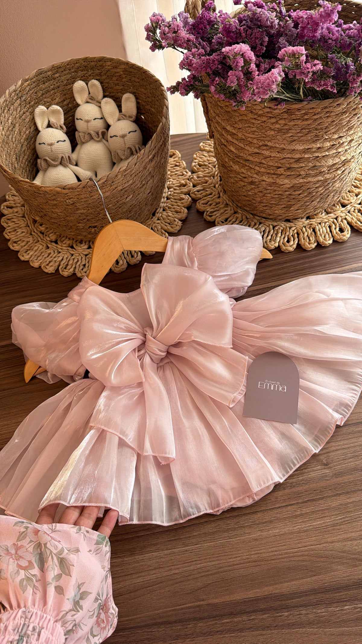 Outfit Princesita Vintage Rosa Empolvado | 1 Año