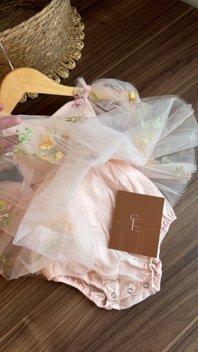 Emma Hada Rosé | Vestido de Encaje | Ropa de bebé y niña | El Closet de Emma