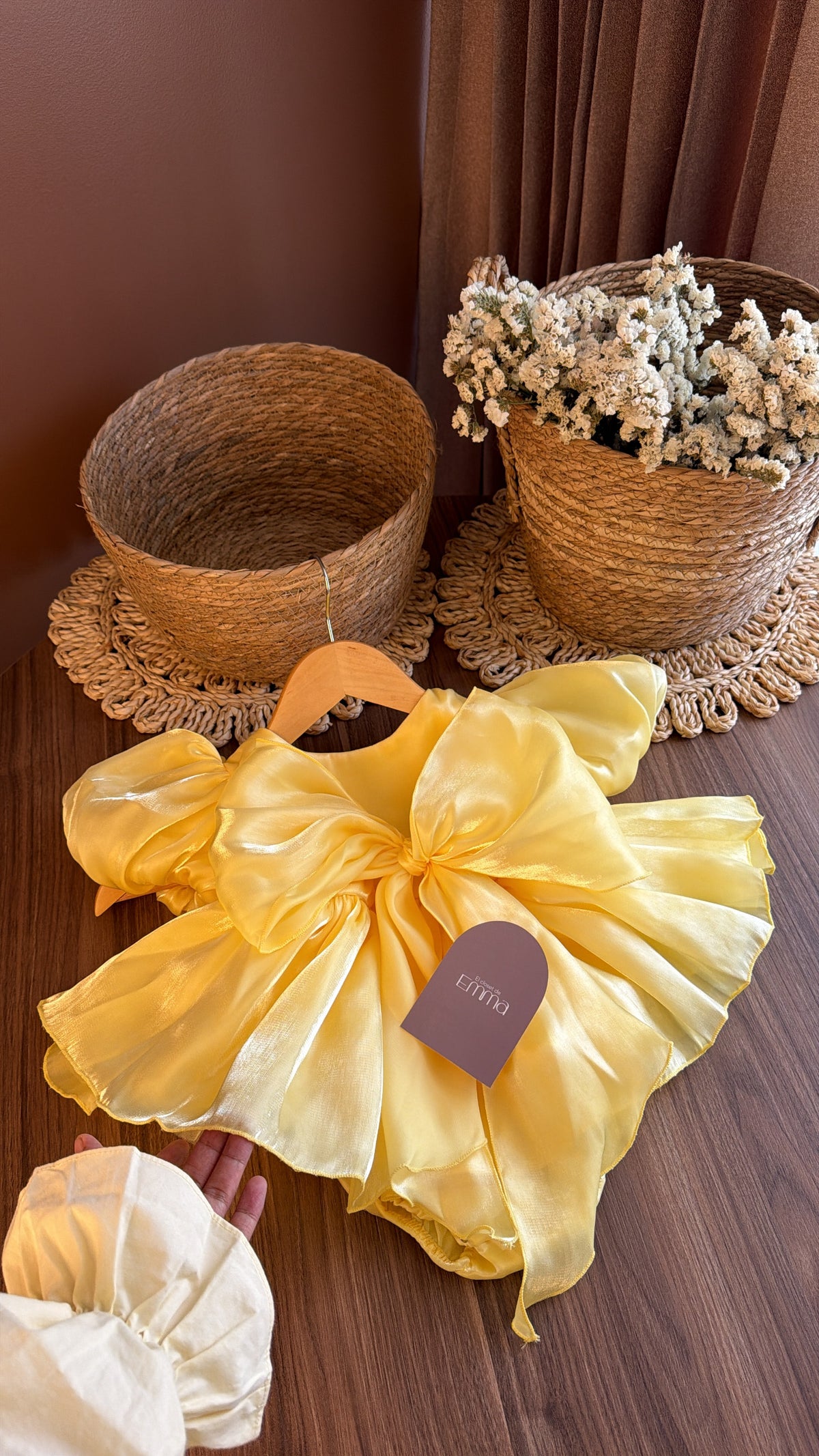 Outfit Abejita Chiquitita – Primer Añito | Vestido Vintage para Bebé