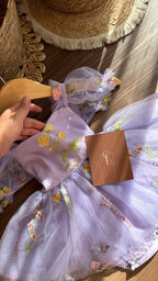 Vestido outfit sueño de hada lavanda | | Ropa de bebé y niña | El Closet de Emma