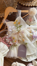 Outfit para Bebé Niña de 1 Año – Vestido de Hadita con Accesorios | | Ropa de bebé y niña | El Closet de Emma