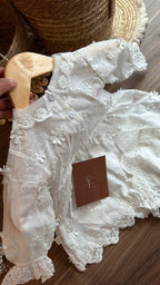 Vestido outfit Emma Luz de Ángeles | | Ropa de bebé y niña | El Closet de Emma
