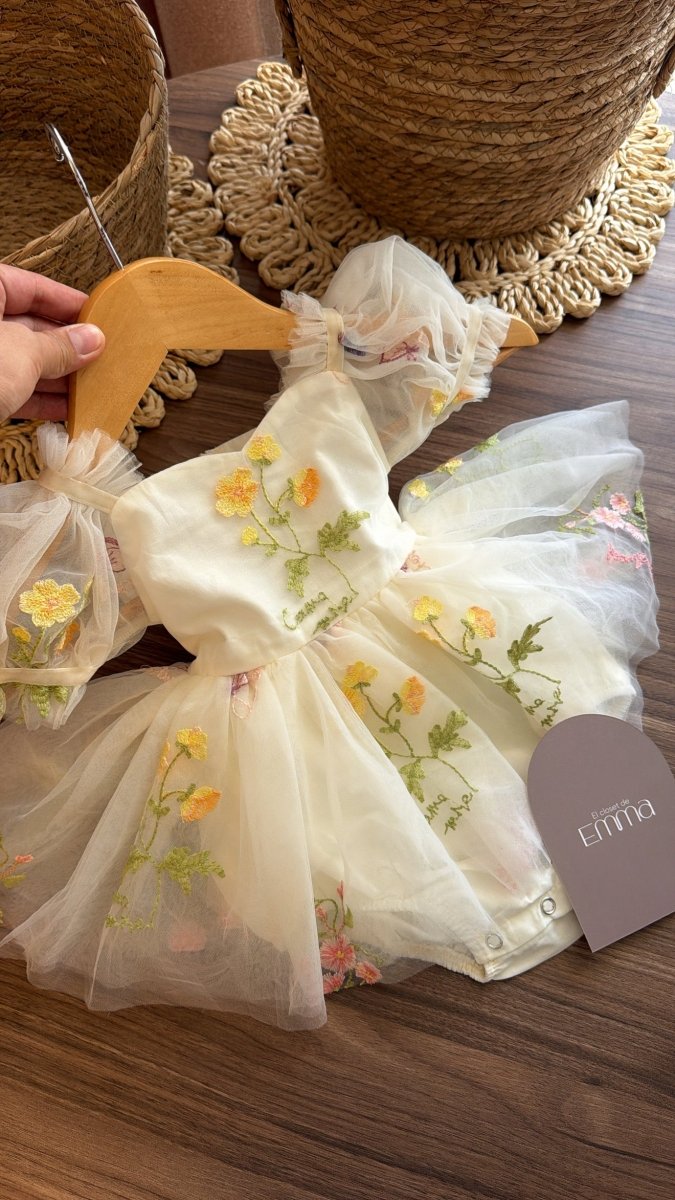 Conjunto de Hada Vintage para Bebé Niña | | Ropa de bebé y niña | El Closet de Emma