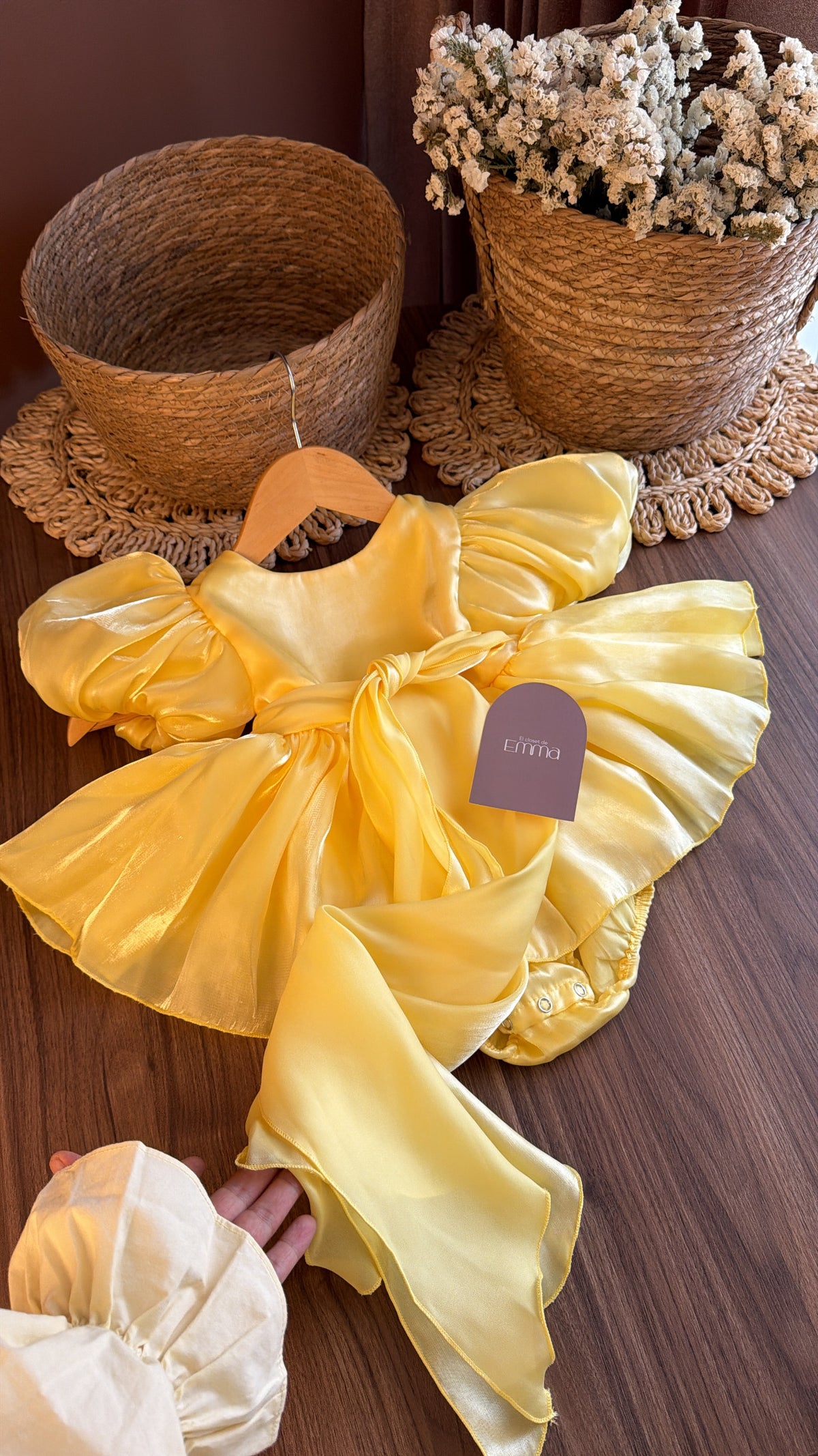 Outfit Abejita Chiquitita – Primer Añito | Vestido Vintage para Bebé