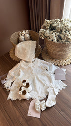 Vestido outfit Emma Luz de Ángeles | | Ropa de bebé y niña | El Closet de Emma