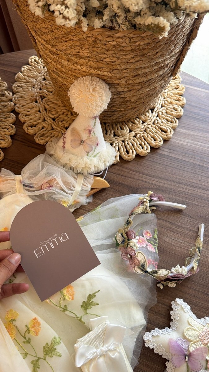 Conjunto de Hada Vintage para Bebé Niña | | Ropa de bebé y niña | El Closet de Emma