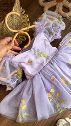 Outfit “Hada Lila Encantada” 🧚🏻‍♀️✨ | Vestido de Encaje | Ropa de bebé y niña | El Closet de Emma