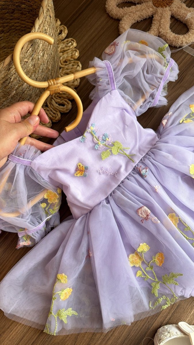 Outfit “Hada Lila Encantada” 🧚🏻‍♀️✨ | Vestido de Encaje | Ropa de bebé y niña | El Closet de Emma