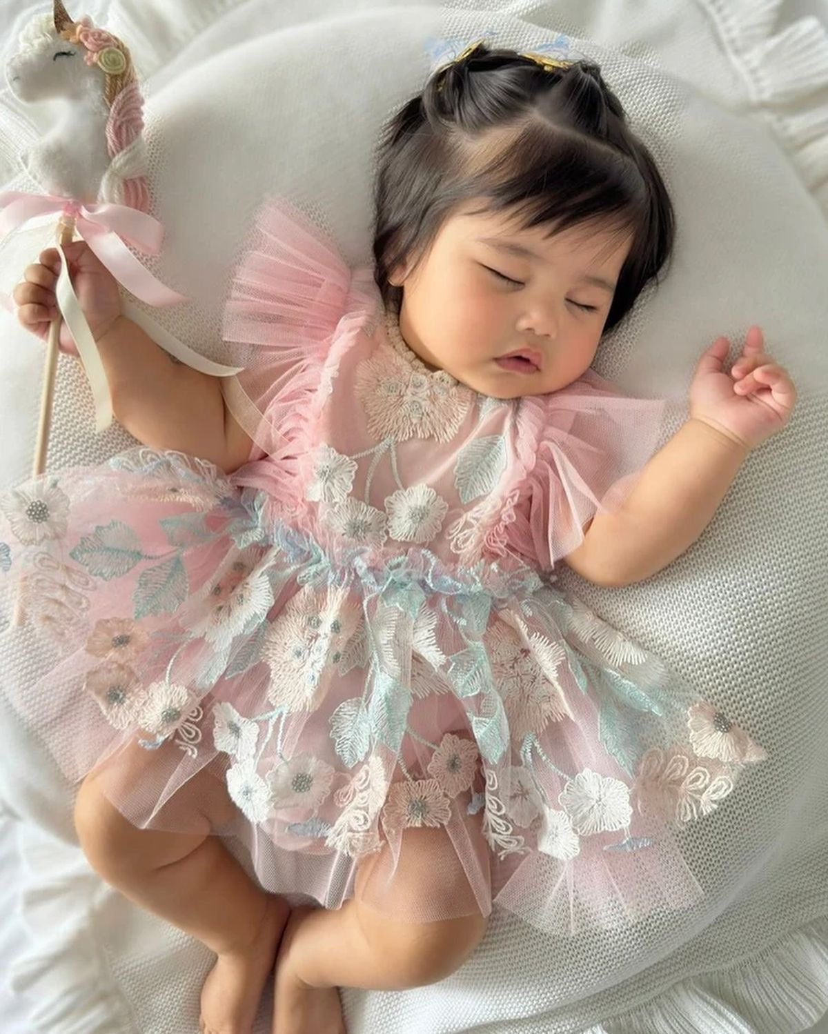 Vestido Bloom de Tul Bordado Imagen principal del producto