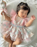 Vestido Bloom de Tul Bordado