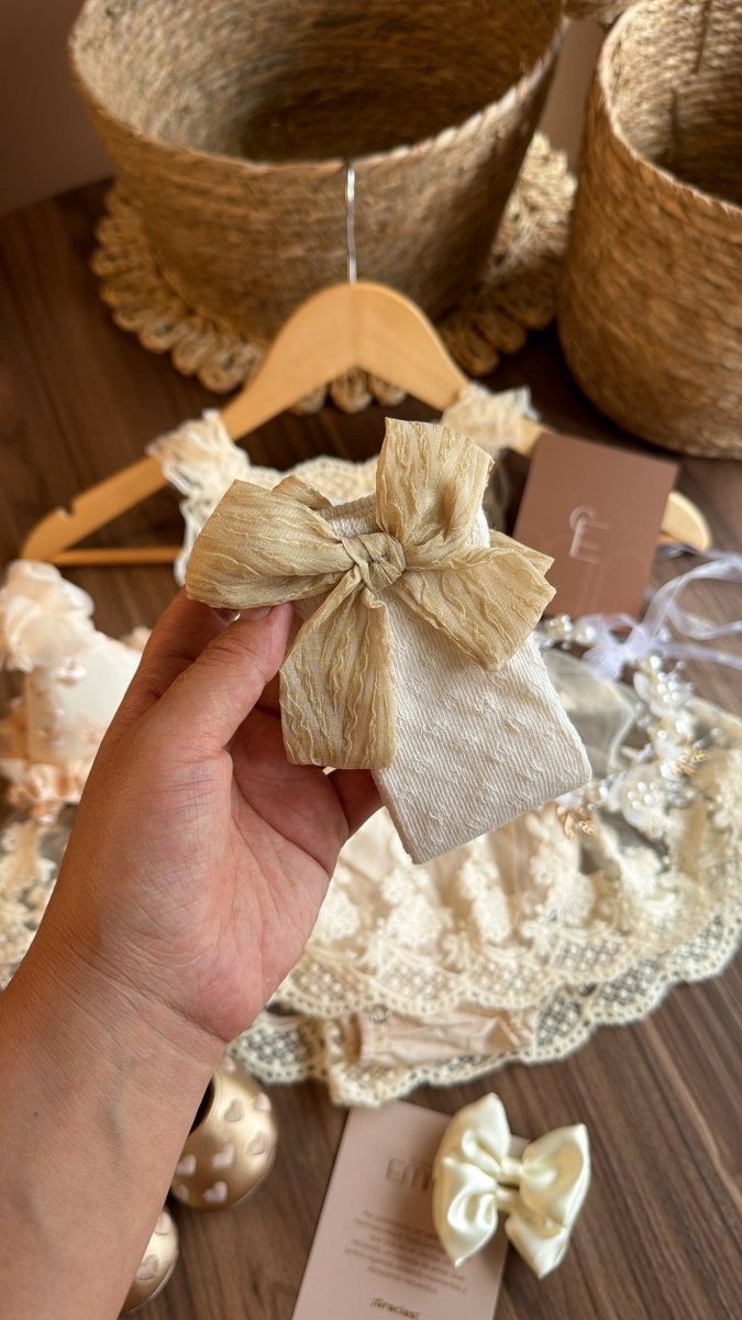 Outfit vestido perla vintage Dulce Encanto | | Ropa de bebé y niña | El Closet de Emma