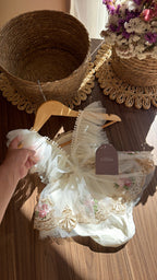 Outfit Hada Encantada para Bebé Niña | Vestido Bordado con Tul y Accesorios Completos
